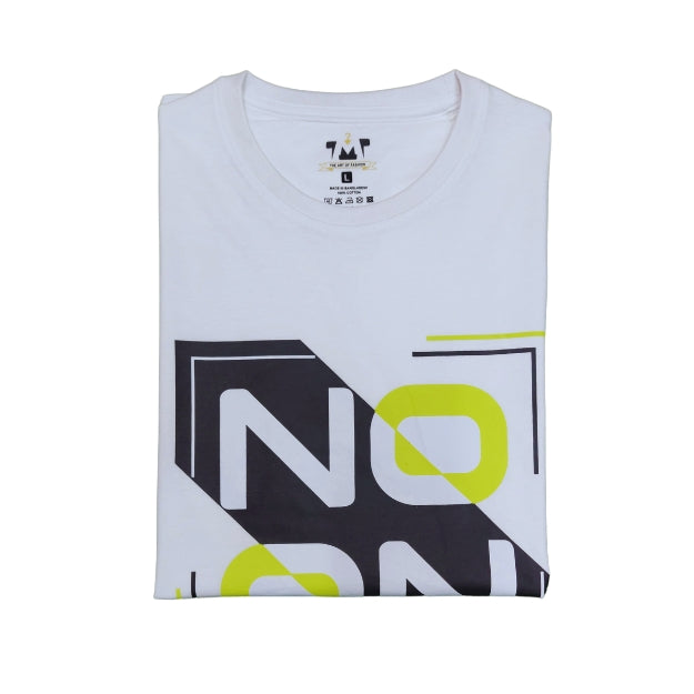 Mens Premium Long Sleeve T-Shirt-No On White