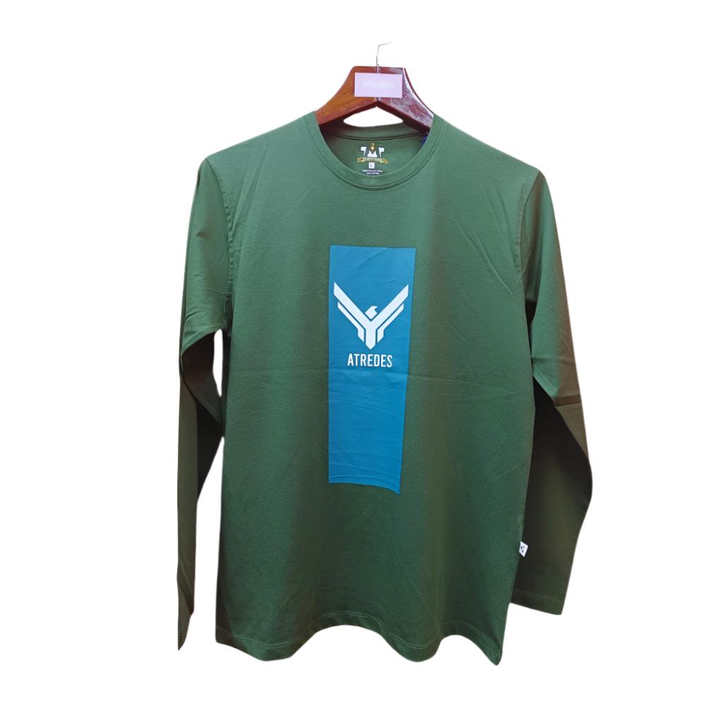 Mens Premium Long Sleeve T-Shirt-Artreds Green