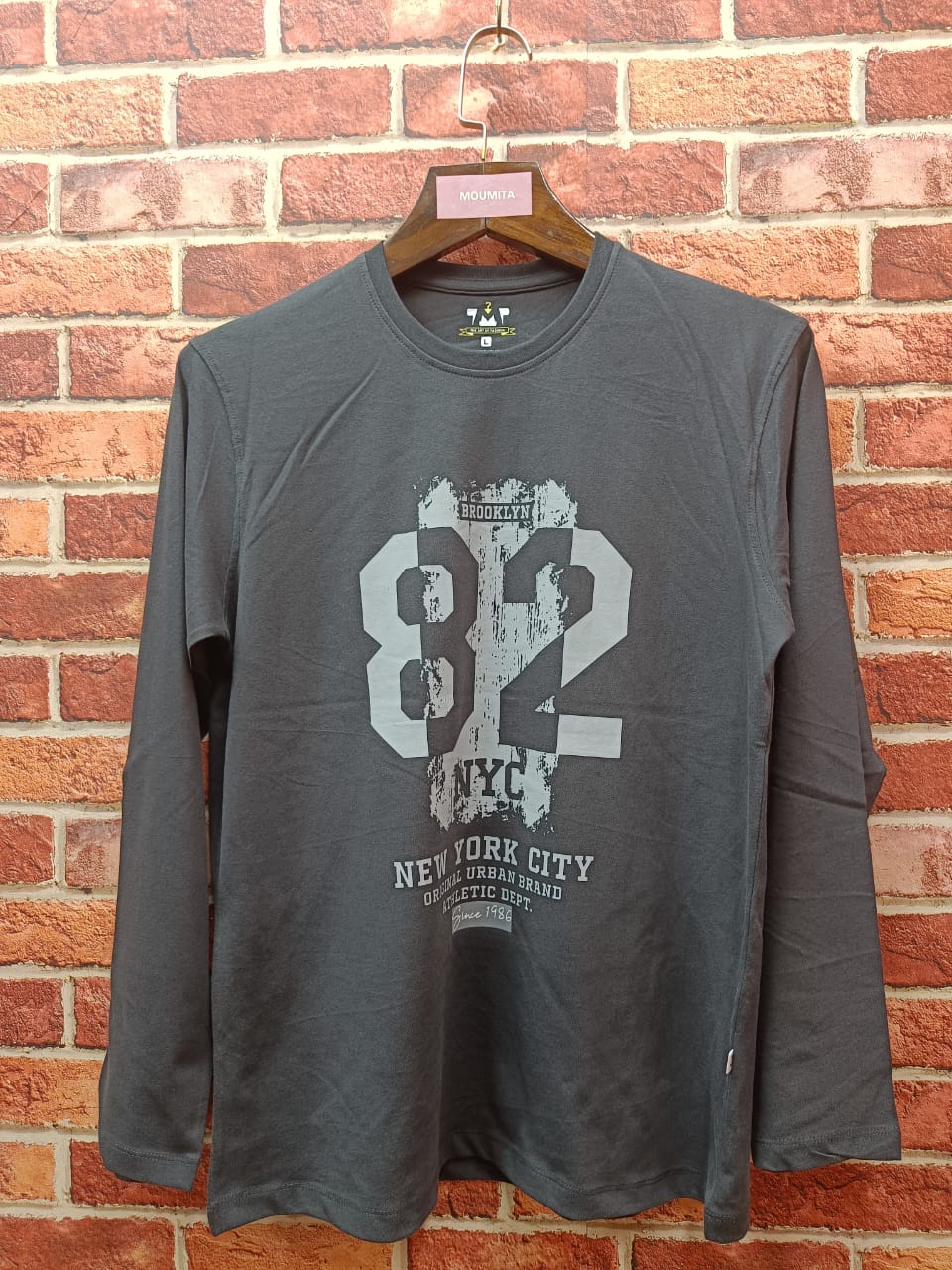 Mens Premium Long Sleeve T-Shirt-New York City