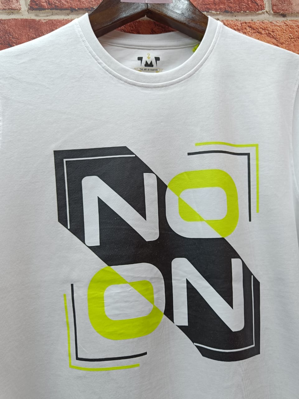 Mens Premium Long Sleeve T-Shirt-No On White