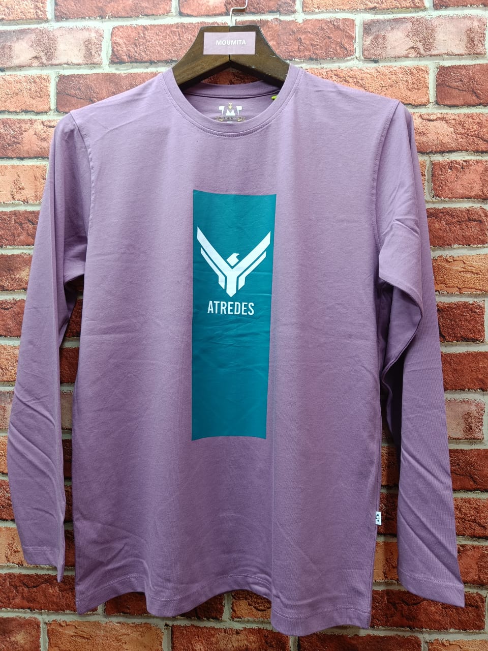 Mens Premium Long Sleeve T-Shirt-Artreds Lavender
