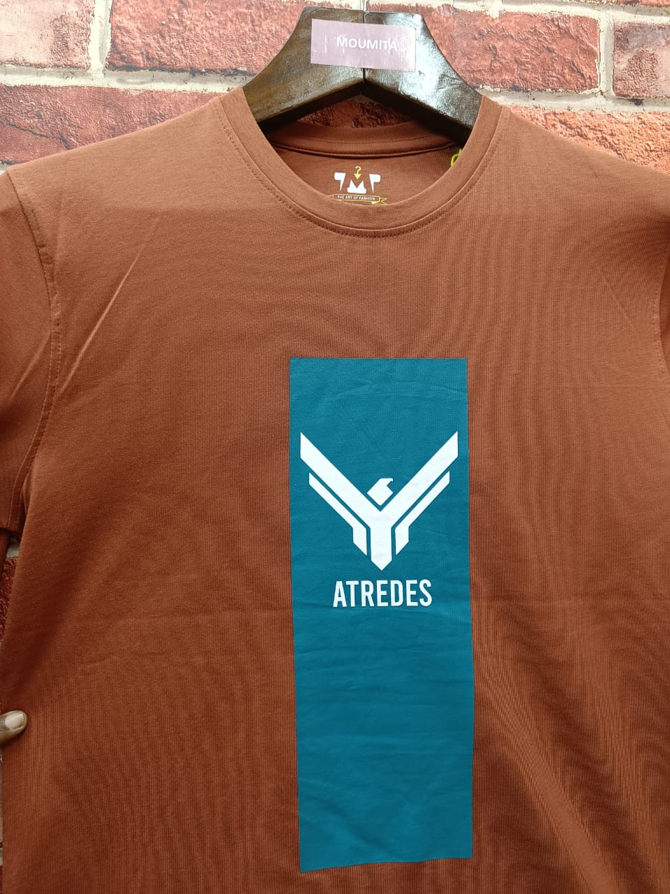 Mens Premium Long Sleeve T-Shirt-Artreds Orange