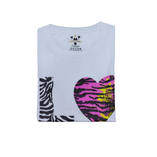Womens Premium Full Sleeve T-Shirt-Love White