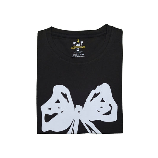 Womens Premium Full Sleeve T-Shirt-Flower Black