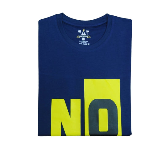 Mens Premium Long Sleeve T-Shirt-No Excuse Blue