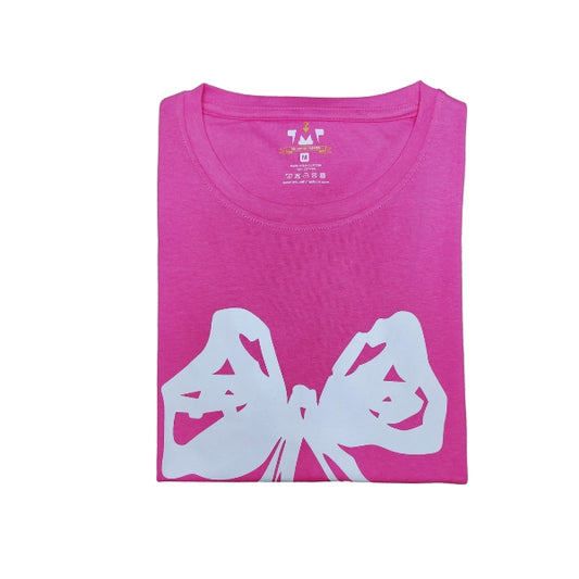 Womens Premium Full Sleeve T-Shirt-Flower Pink