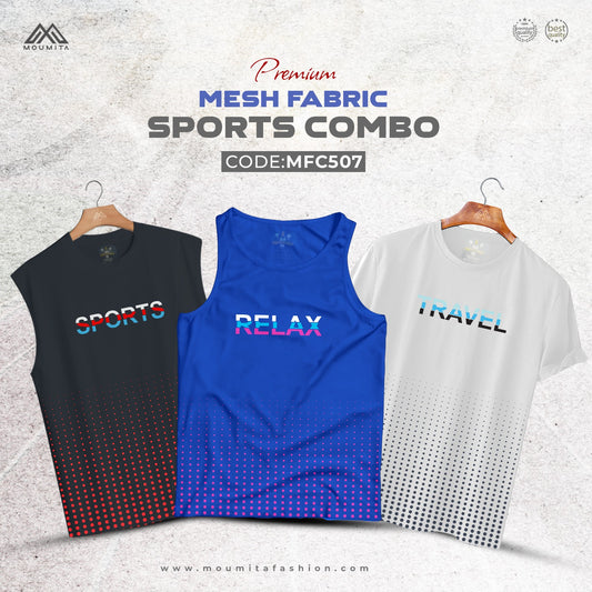Premium Mash Fabrics Sports Combo - MFC507