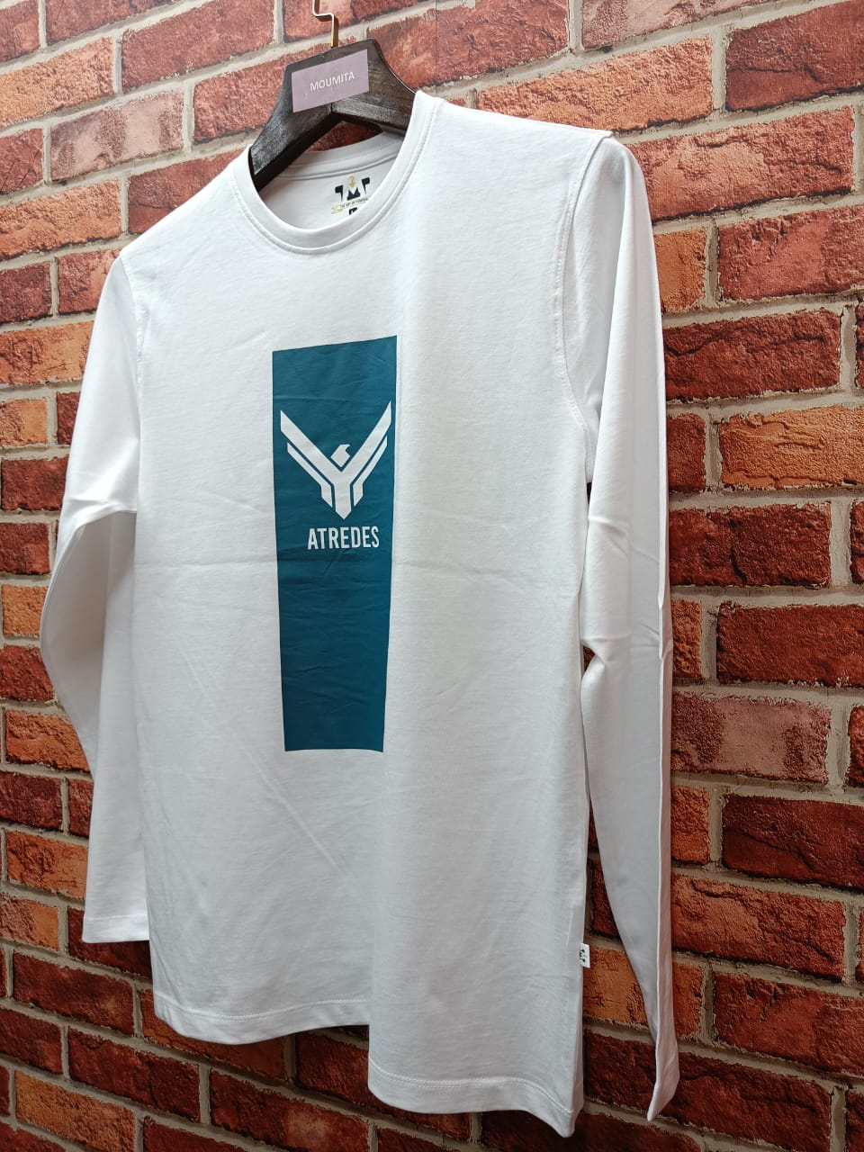 Mens Premium Long Sleeve T-Shirt-Artreds White