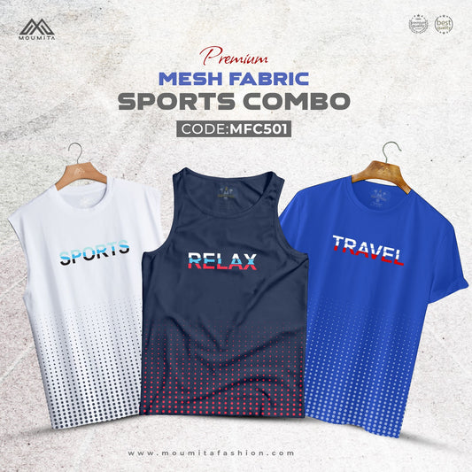 Premium Mash Fabrics Sports Combo - MFC501