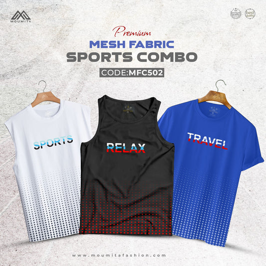 Premium Mash Fabrics Sports Combo - MFC502
