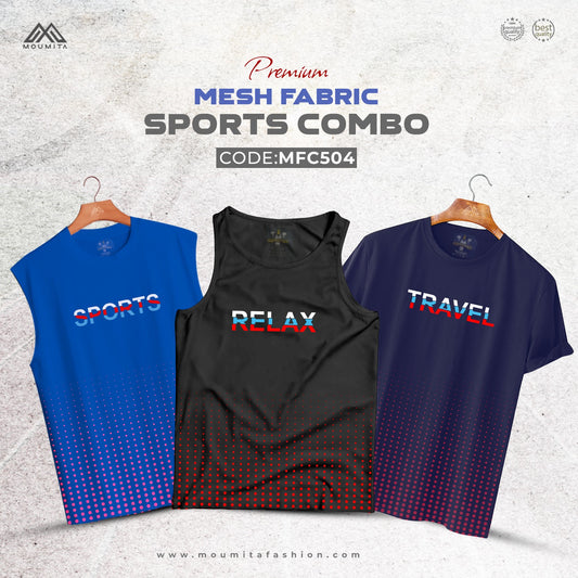 Premium Mash Fabrics Sports Combo - MFC504