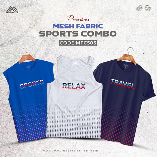 Premium Mash Fabrics Sports Combo - MFC505