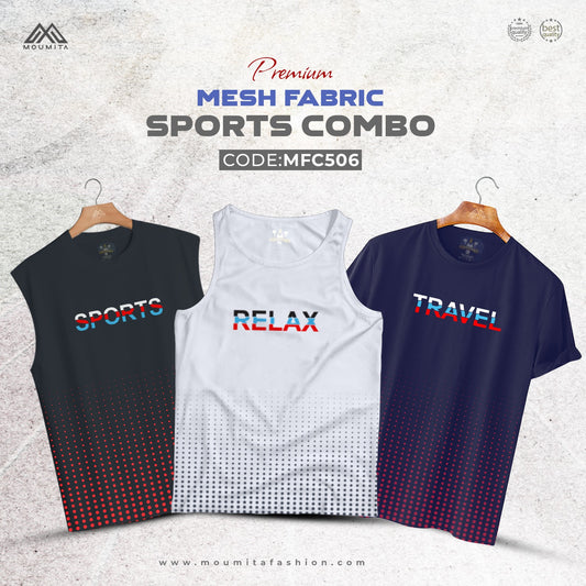 Premium Mash Fabrics Sports Combo - MFC506