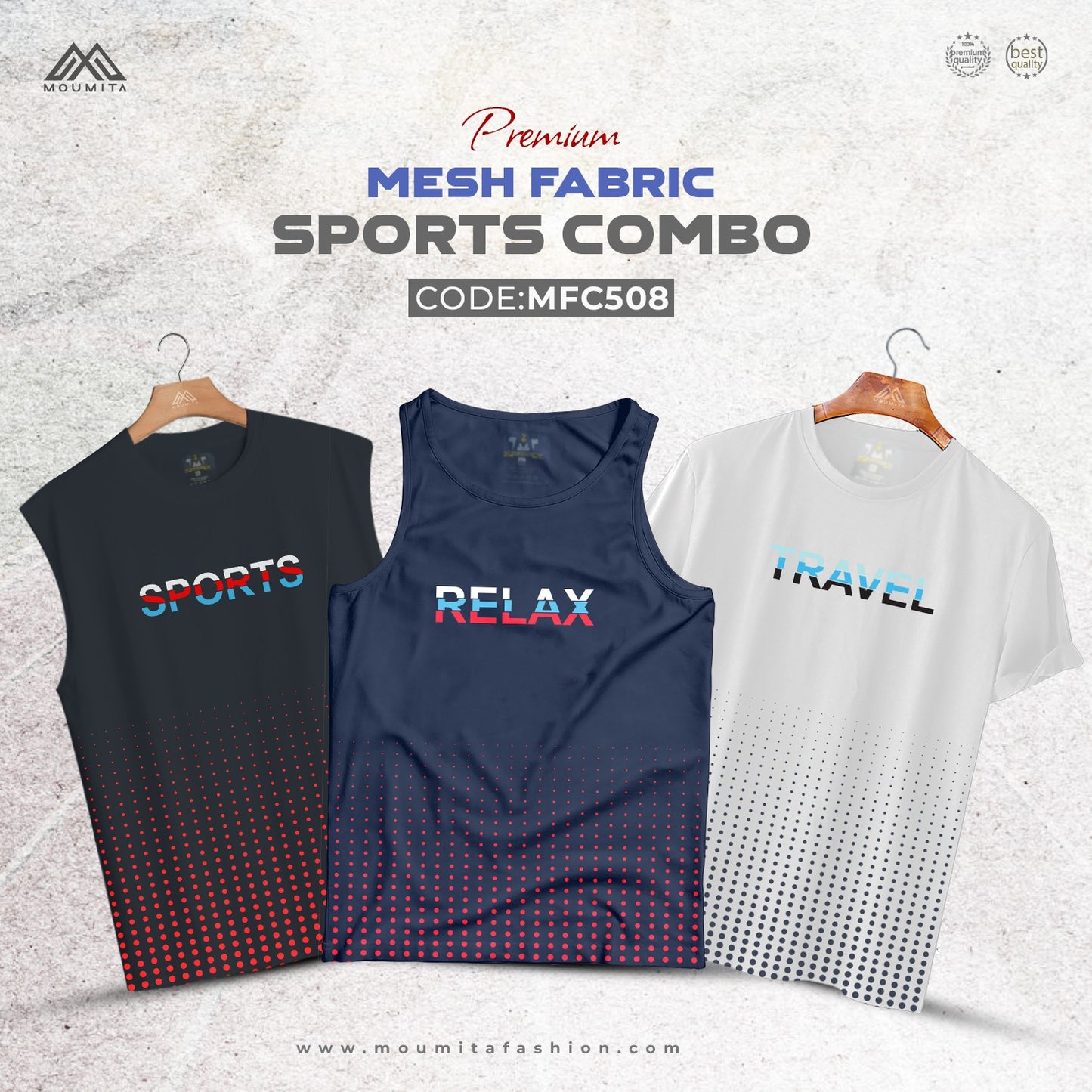Premium Mash Fabrics Sports Combo - MFC508