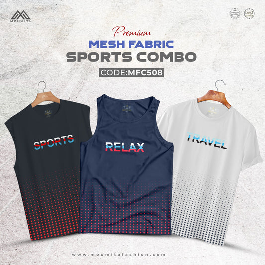 Premium Mash Fabrics Sports Combo - MFC508