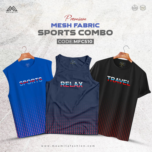 Premium Mash Fabrics Sports Combo - MFC509