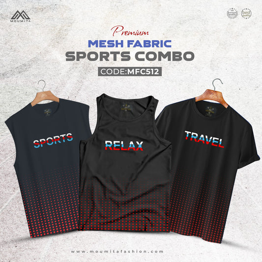 Premium Mash Fabrics Sports Combo - MFC511