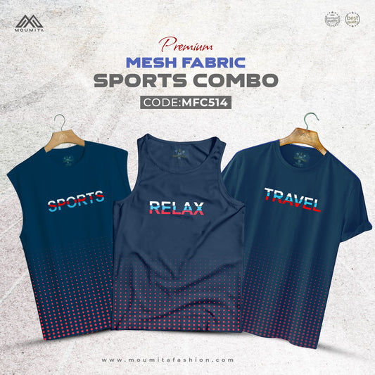 Premium Mash Fabrics Sports Combo - MFC512